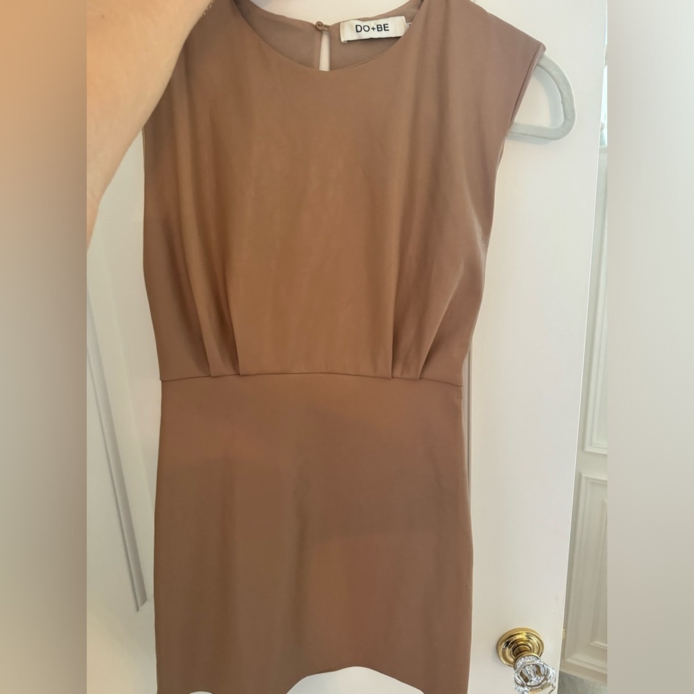 Dobe leather dress. Cute for college gamedays!